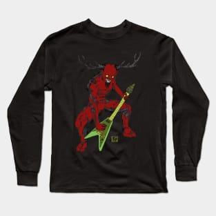 WENDIGO AIR GUITAR DEMON OF THE 80's THRASH Long Sleeve T-Shirt